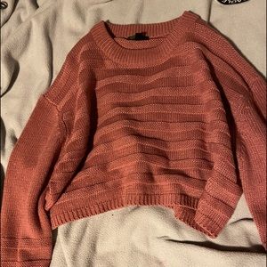 pink sweater